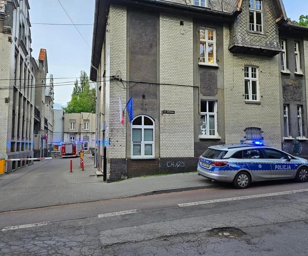 Groza w Mysłowicach. Pacjent zapalił papierosa w szpitalu. Spłonęła cała izolatka