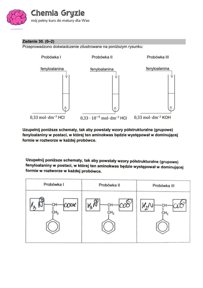 Matura 2024 chemia rozszerzona - arkusze CKE i sugerowane odpowiedzi - formuła 2015