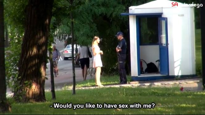 Wardęga - seks z policjantem