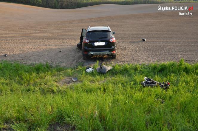 Smierć po zderzeniu SUV-a z motocyklem na DK-45