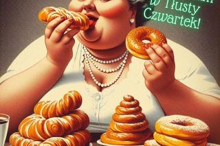 Fajne kartki z pozdrowieniami na Tłusty Czwartek