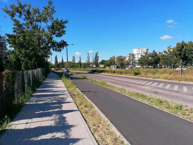 Nowa ścieżka rowerowa