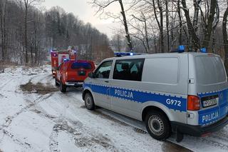 Wypadek Zakopane. Dachowanie samochodu