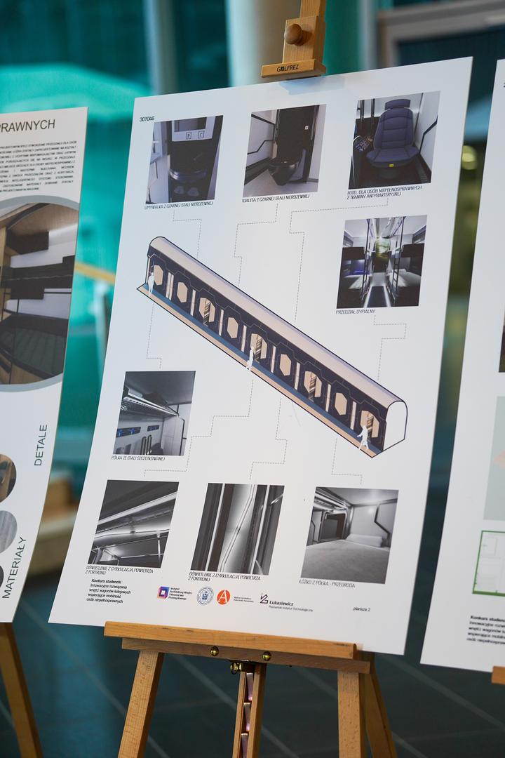 Tak mogą wyglądać wagony przyszłości.