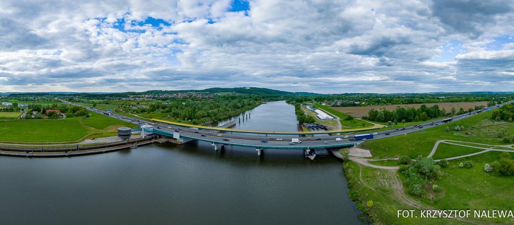 Utrudnienia na A4! Drogowcy zrobią przegląd mostu przy stopniu wodnym Kościuszko