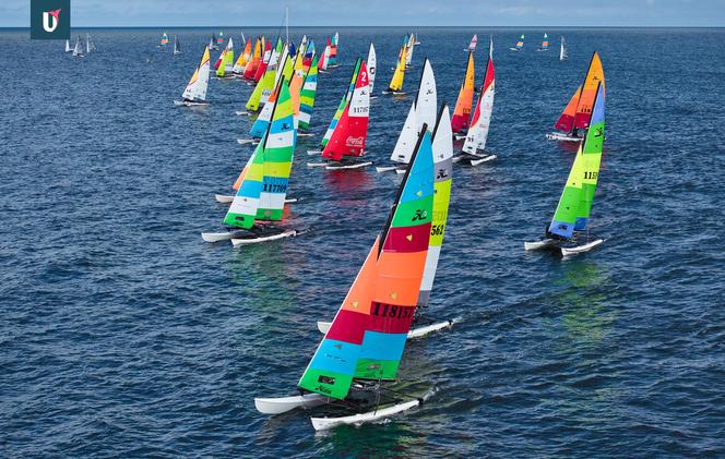 Szczecineccy żeglarze w czołówce Hobie Cat 14