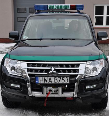 Mitsubishi Pajero Straży Granicznej