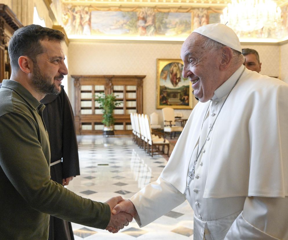 Zełenski pojechał do papieża Franciszka. Dał mu wstrząsający prezent