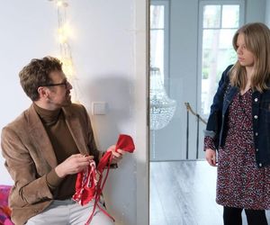 M jak miłość odc. 1882. Lenka (Olga Cybińska), Darek Hoffman (Mateusz Rusin)