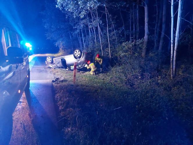 Dachowanie na drodze Starachowice - Rzepin