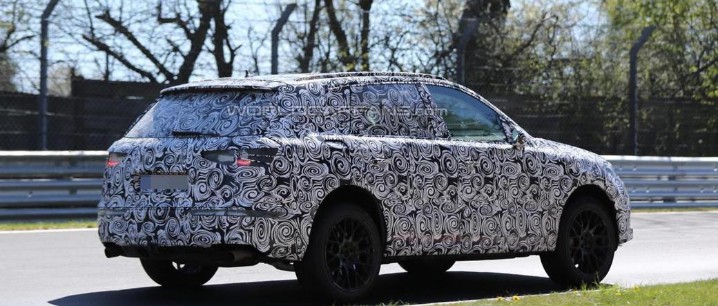 Audi Q7 - zdjęcia szpiegowskie z toru Nurburgring