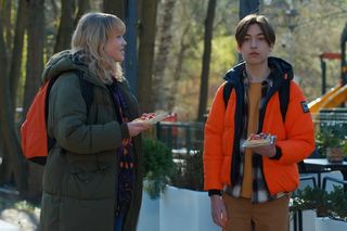 Barwy szczęścia, odc. 3223. Emilka (Jessika Frankiewicz), Emil (Artem Malaszczuk)