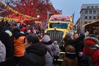 Świąteczna ciężarówka Coca-Coli w Poznaniu