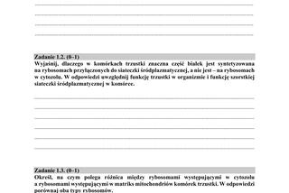 ARKUSZE CKE - Matura biologia 2019