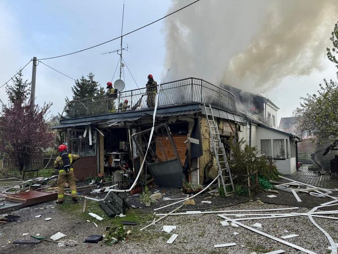 Alarm w Jagodniku. Najpierw wybuch, potem ogień! Są poszkodowani