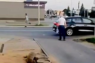 Policyjna obława w Bydgoszczy. Świadek wypadku, zamiast pomóc, popędził do lasu. Miał manię w oczach!
