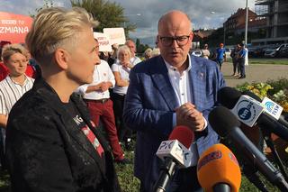 Lewica sadzi drzewa w Grudziądzu