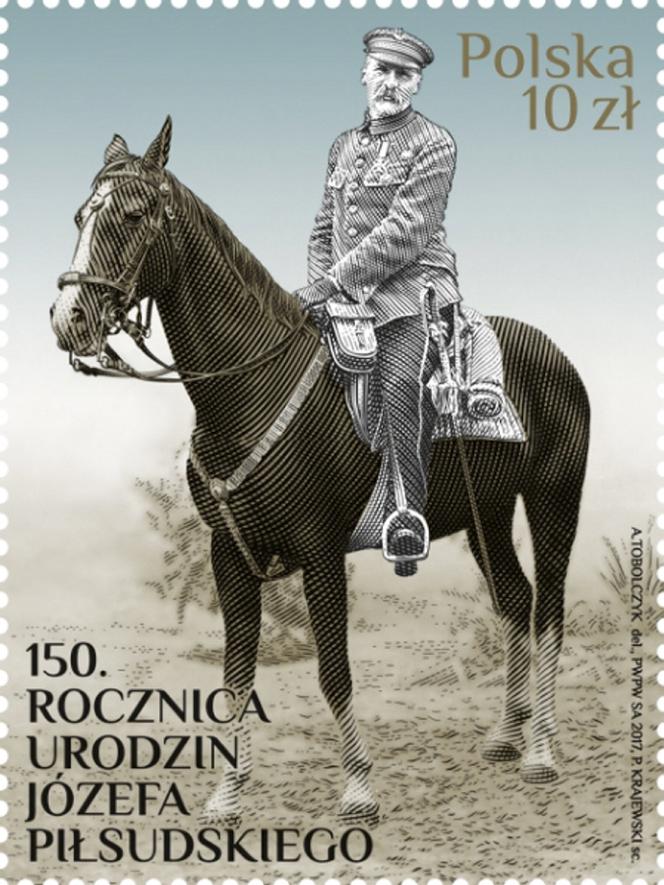 znaczek pocztowy Piłsudski Józef