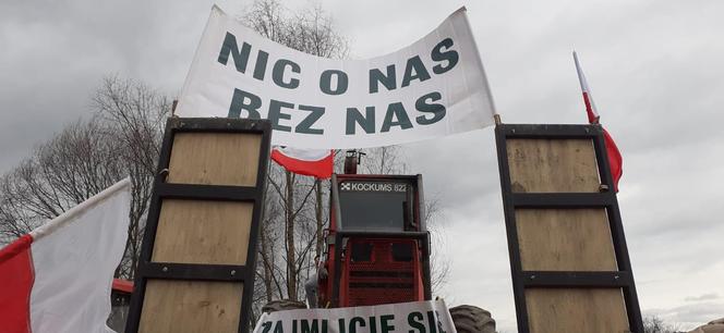 Protest rolników w Medyce 20.02.2024