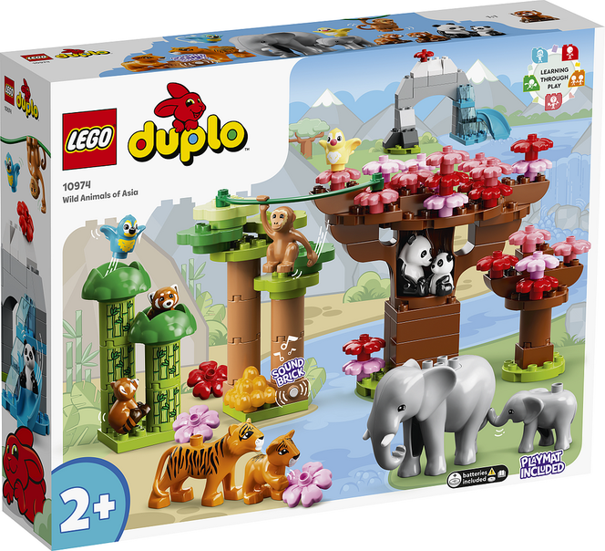 LEGO DUPLO Dzikie zwierzęta Azji, Wiek: 2+, cena: 449,99 zł 