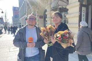 Dzień Kobiet z Radiem Eska. Reporterzy rozdali słuchaczkom wyjątkowe tulipany! 