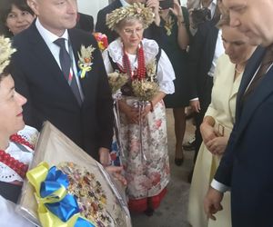 Koło Gospodyń Wiejskich w Puszynie na Dożynkach Prezydenckich w Warszawie