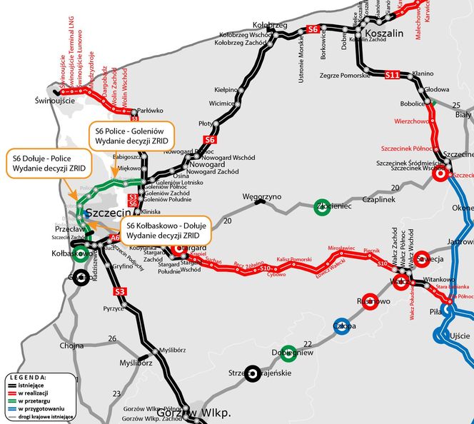 Tunel na zachodniej obwodnicy Szczecina będzie miał 5 km długości