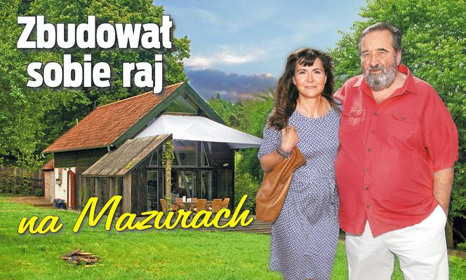 Zbudował sobie raj na Mazurach