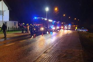 W miejscowości Przydargiń samochód ciężarowy uderzył w budynek mieszkalny. 