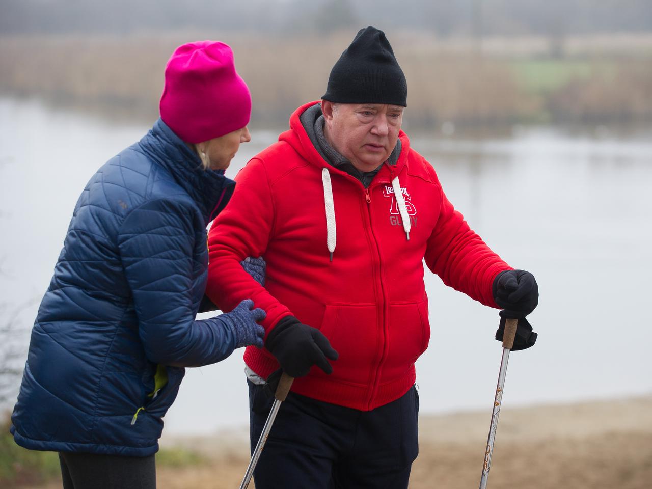 Na Wspólnej odc. 2241. Włodek Zięba (Mieczysław Hryniewicz), Maria (Bożena Dykiel)
