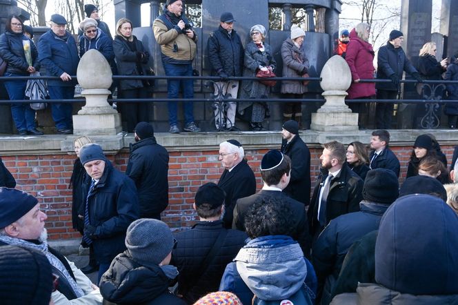 Pogrzeb Mariana Turskiego na Cmentarzu Żydowskim w Warszawie