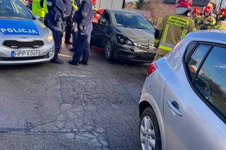 Policyjny pościg trasą DK 86 od Będzina do Trzebiesławic