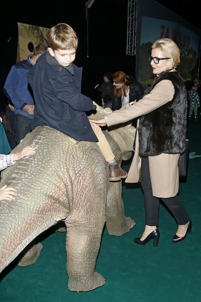 Joanna Racewicz i syn