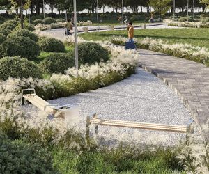 Nowy park na Osiedlu Na Stoku w Kielcach - wizualizacje