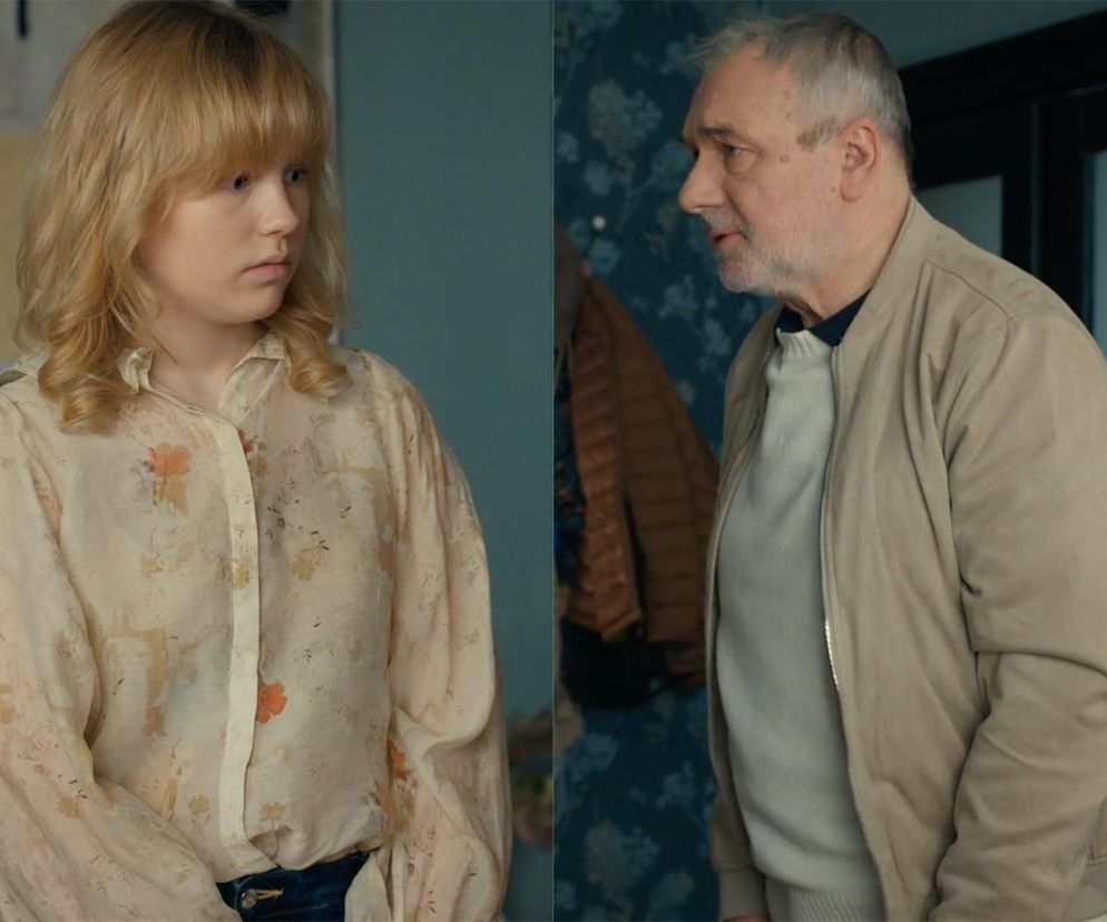 Barwy szczęścia, odcinek 3192: Emilka (Jessica Frankiewicz), Andrzej (Leon Charewicz)