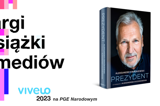 Aleksander Kwaśniewski na Targach Książki i Mediów VIVELO 2023