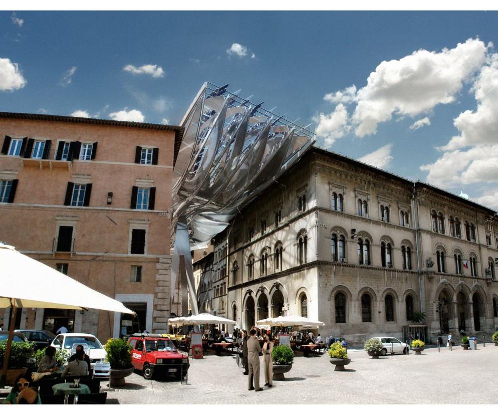 Samowystarczalny dach w Perugia