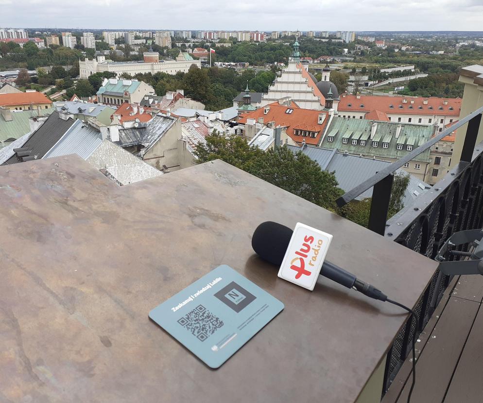  Aplikacja na tarasie Wieży Trynitarskiej w Lublinie