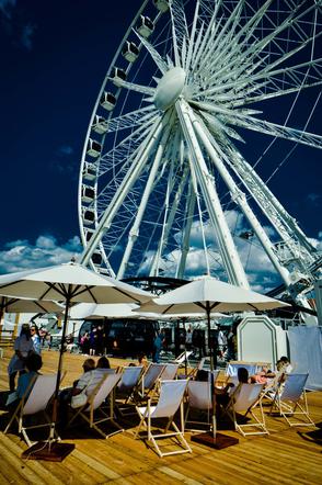 Plaża w centrum Gdańska