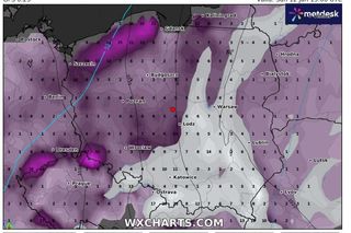 Bąbel zimna nad Polską