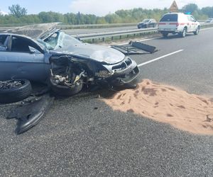 Śmiertelny wypadek na autostradzie A4 w Zabrzu. Droga jest zupełnie zablokowana