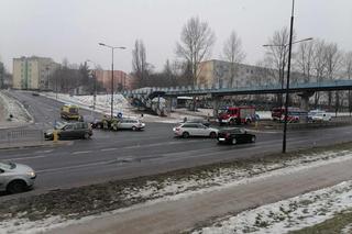 Zderzenie trzech pojazdów na skrzyżowaniu w Lublinie