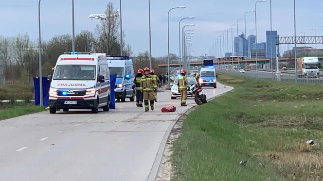 Śmiertelny wypadek motocyklistów na ul. Wirażowej