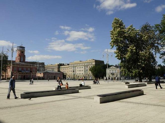 Plac Biegańskiego w Częstochowie przed przebudową