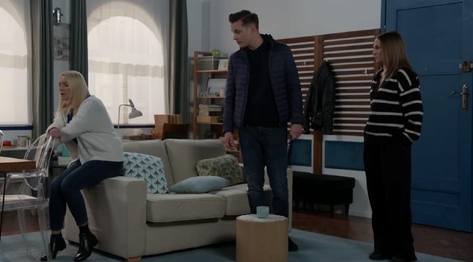 	Pierwsza miłość. Emilka (Anna Ilczuk), Marta (Honorata Witańska), Piotrek (Michał Mikołajczak)