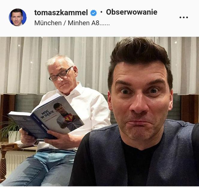 Tomasz Kammel zdążył pożegnać się z ojcem