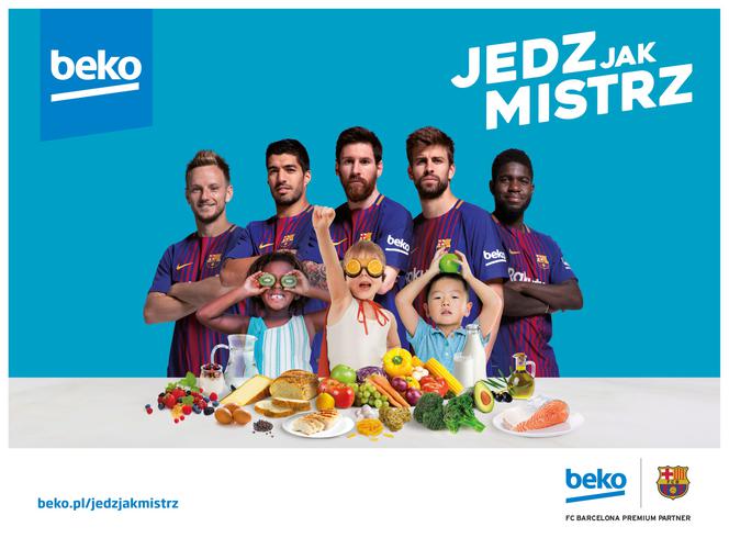 Jedz jak mistrz. Akademia FC Barcelony i Beko