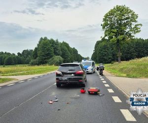 Tragiczny wypadek motocyklisty pod Radomiem. 77-latek walczy o życie!