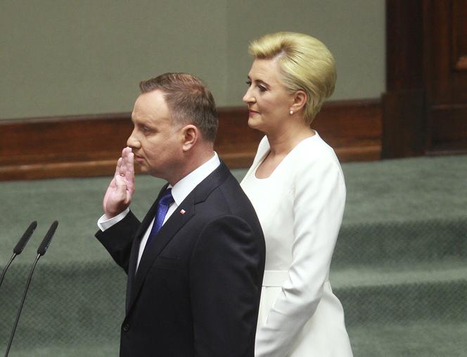 Andrzej i Agata Dudowie - fryzury z młodości