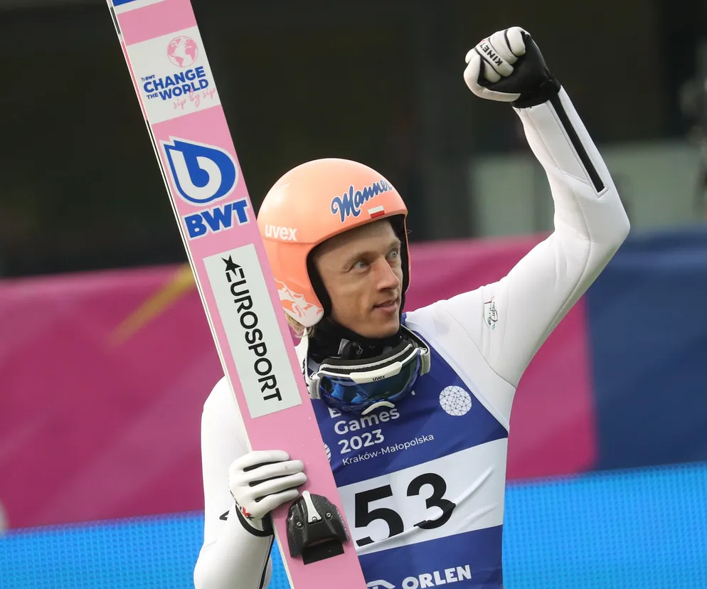 Skoki narciarskie w Zakopanem. Dawid Kubacki ze złotym medalem Igrzysk Europejskich! 